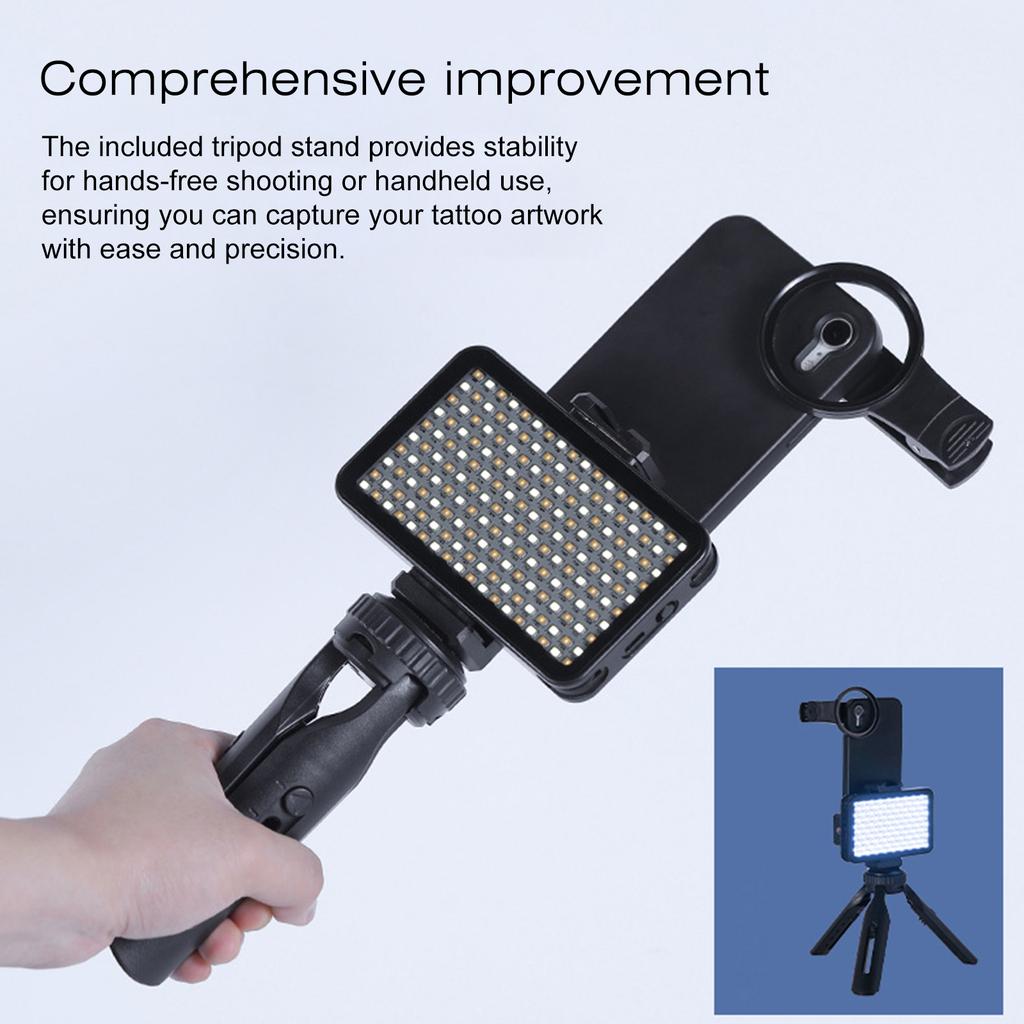 Dövme Sanat Eserleri Fotoğraflar İçin Işık Doldurun Dövme Fotoğrafçılığı Parlama Önleyici Kit Mobil Canlı Yayın Güzellik