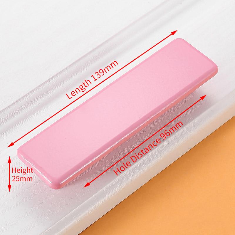 KAK Children Wooden Cabinet Knobs and Handles Kitchen Door Handles Macaron Wardrobe Cupboard Handle Drawer Knobs Furniture Pulls