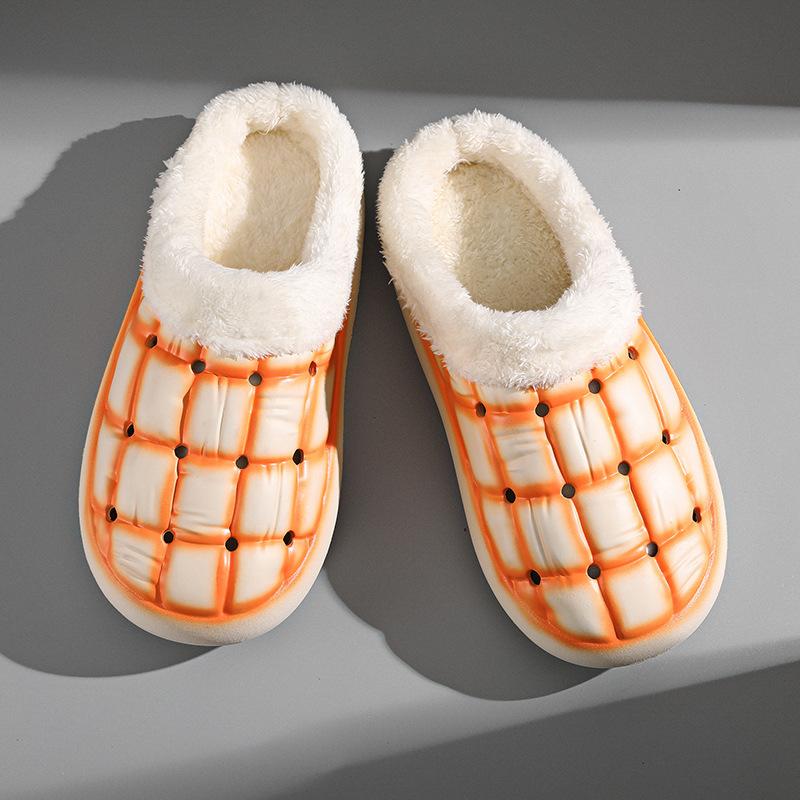 

Осенне-зимняя новая домашняя хлопковая швабра для улицы, нескользящая, повседневная, полушвабра, удобная, теплая, дезодорирующая, нескользящая, мужская обувь 36-37 оранжевый