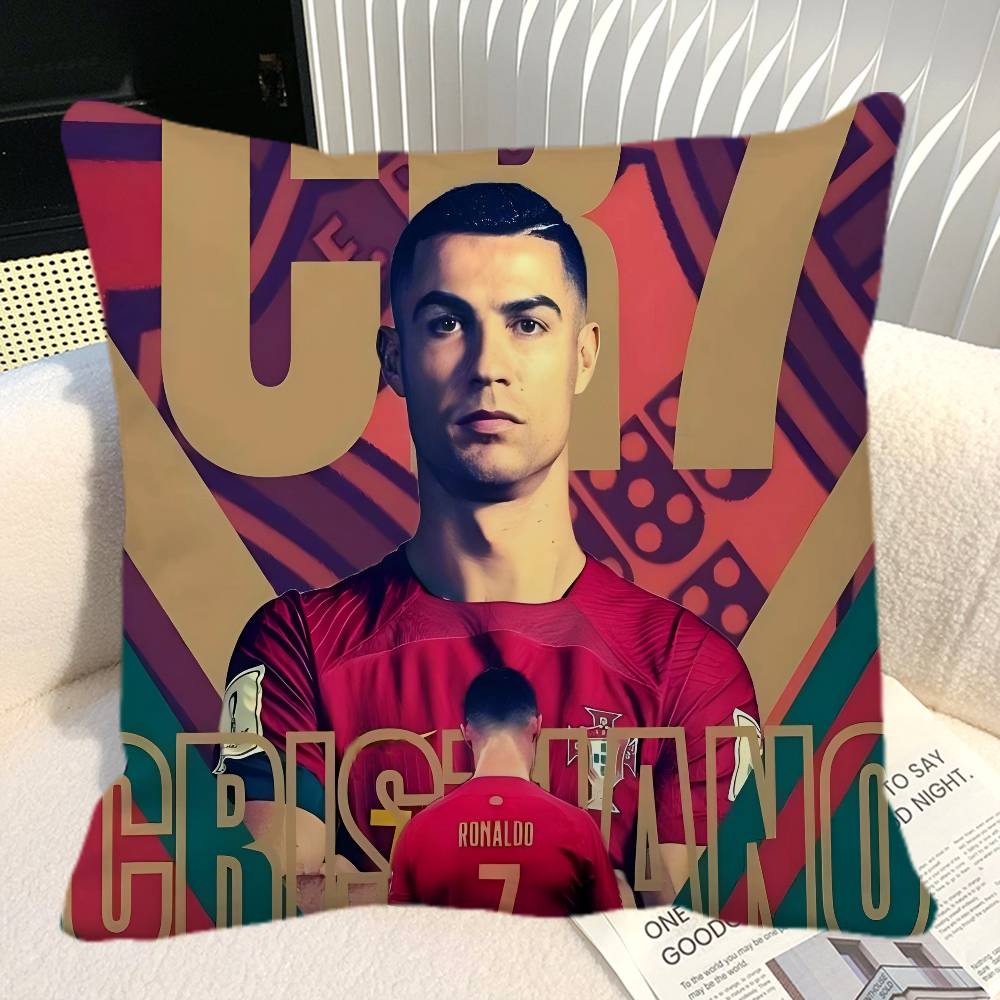 Cool CCristiano RRonaldo CR Classic Vintag Square Pillow Bedroom Sofa Leisure Comfort Cushion Car Home Decoration