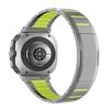 Compatible Two-Color Rubber Folding Buckle Wristband for Samsung Galaxy Watch 8