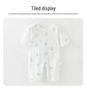 Newborn Pure Cotton Breathable Eight-Sleeve Bodysuit