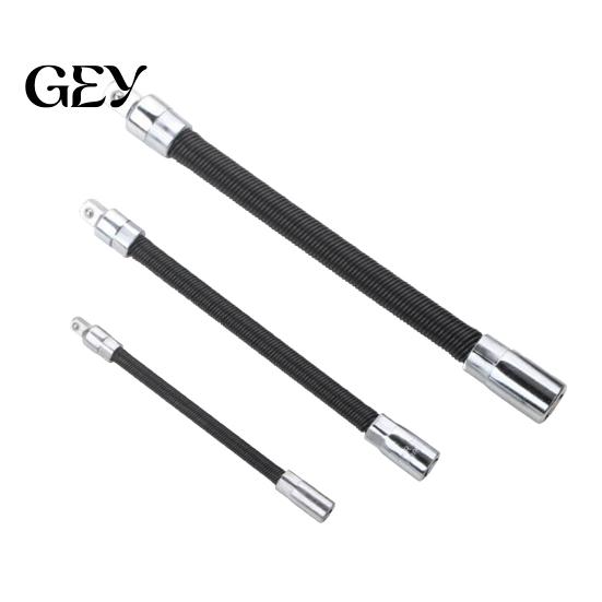 Tige d'extension flexible pour douille 1/3 pièces Barre d'arbre, Entraînement 3/8" 1/4" 1/2" Rallonge de barre coudable pour clé à chocs, Connexion électrique pour espaces restreints
