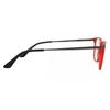 Full Rim Rectangle Glossy Red Smartbuy Collection Spike Thi 002 663 Fashion Unisex Eyeglasses
