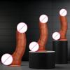 Curved Thick Realistic Dildos Silicone Large Penis Massager Unique Fantasy G-Spot Anal Clitoris Stimulator Masturbators Adult Sex Toys for Women Men