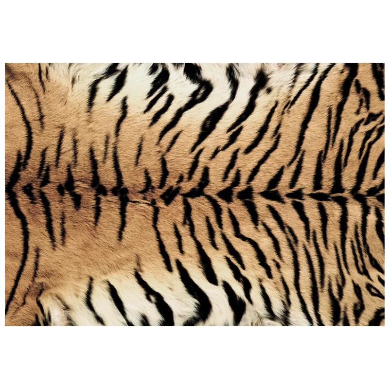 Nordic Antiskid Plush Carpets for Living Room Luxury Zebra Pattern Bedroom Decor Carpet Home Mats Big Size Foldable Office Rug
