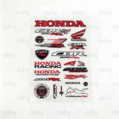 AAAHQ1 FOR CBR600RR Motorcycle Reflective Stickers Waterproof Decals for Helmet Scooter Fuel Tank Toolbox Racing