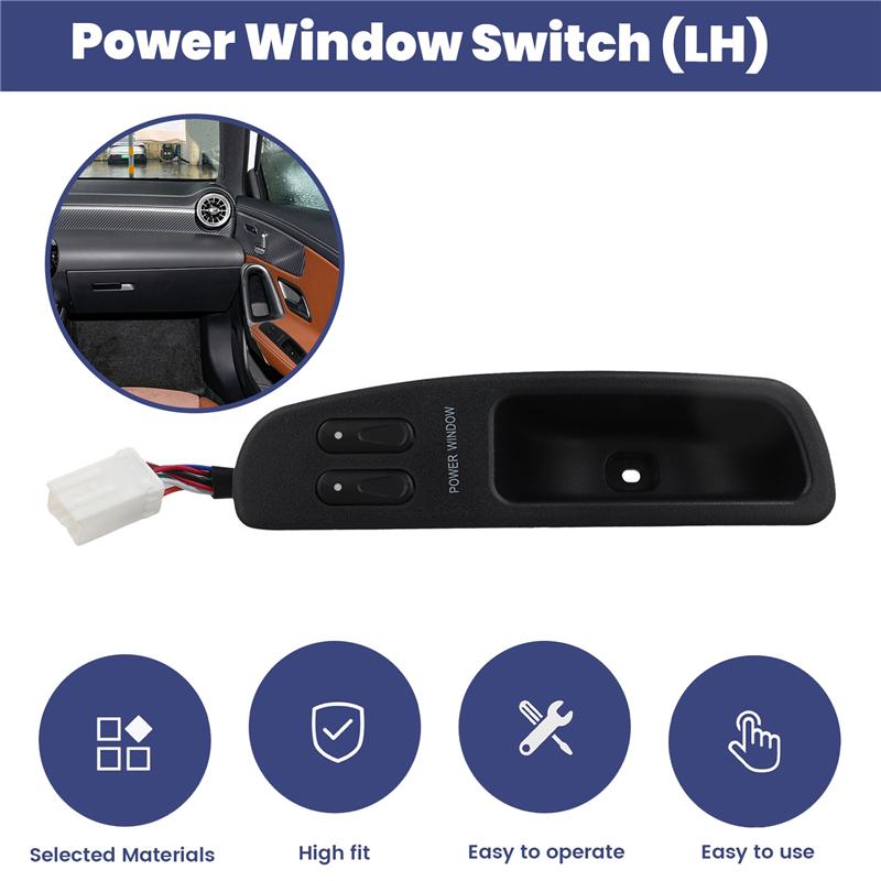 For Mercedes Benz Mb Van Mb100 Lh Rh Auto Parts 12V Electric Window Switch Button-A87Q