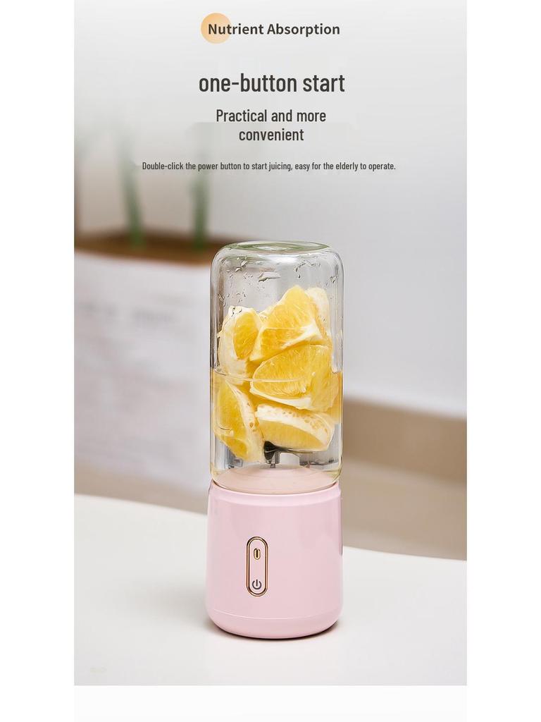 Portable Rechargeable Blender & Ice Crusher Juicer Cup