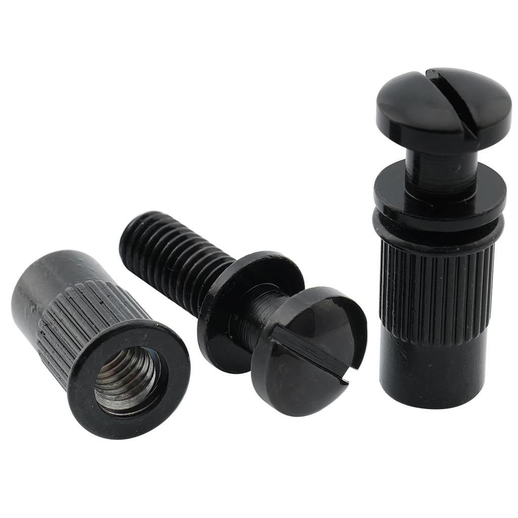 Musiclily Pro 10.5mm Preset Wraparound Tailpiece Bridge for Epiphone Les Paul Junior LP-Type Guitars, Black