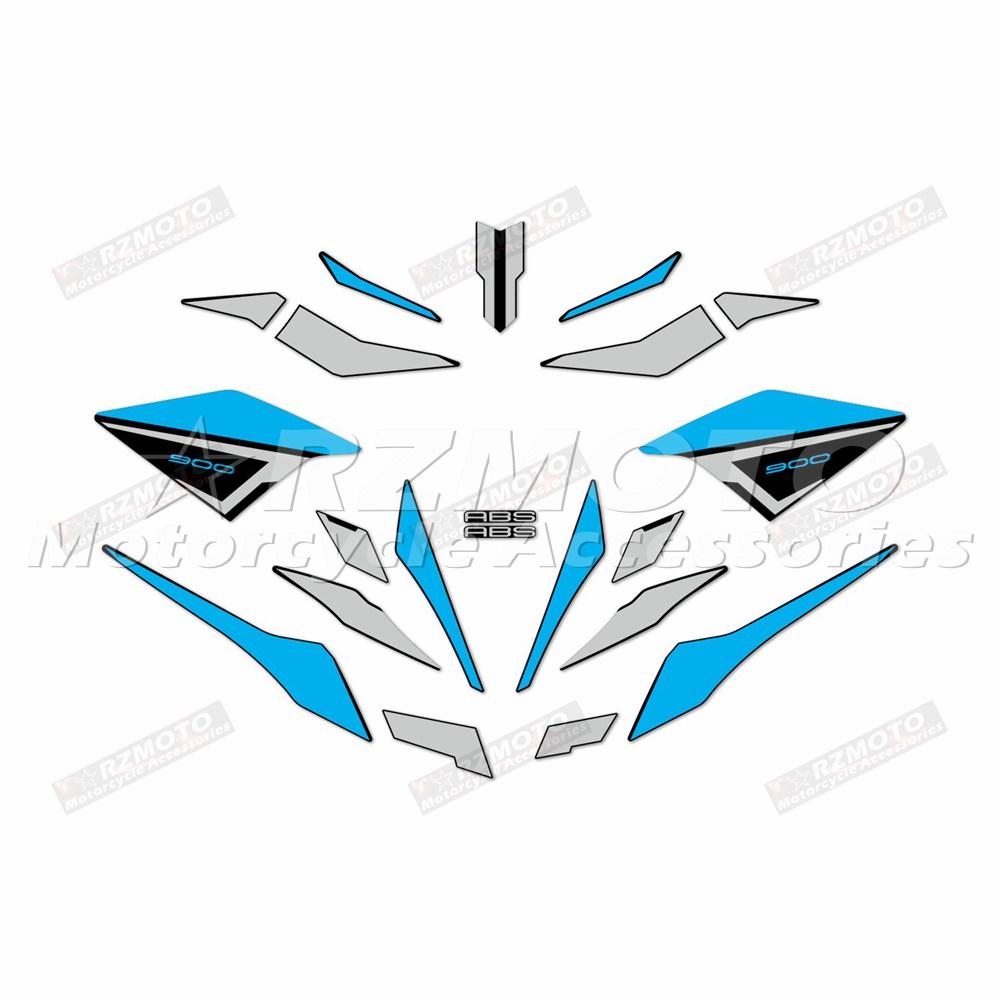 For Z900 Motorcycle Stickers Body Racing Decoration Fuel Tank Fairing Windshield Helmet Reflective Anti-Water Stickers