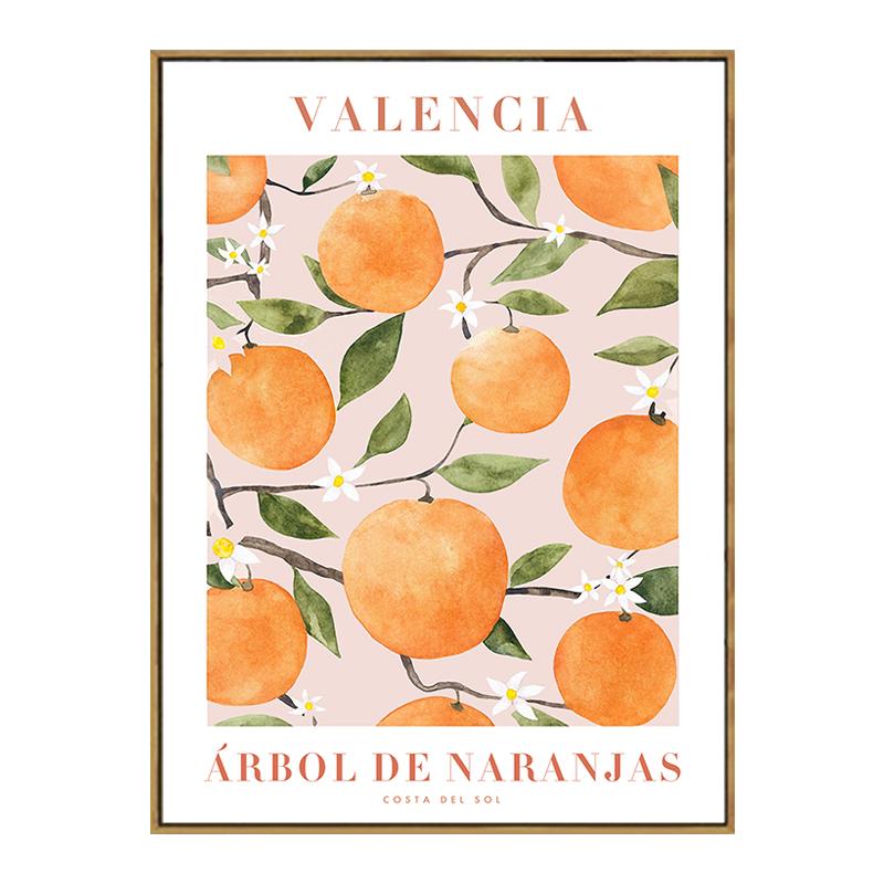 Винтажное искусство Матисса, абстрактный цветочный рынок, Валенсия, оранжевый постер, декоративные принты, настенная живопись, холст, скандинавский домашний декор для комнаты