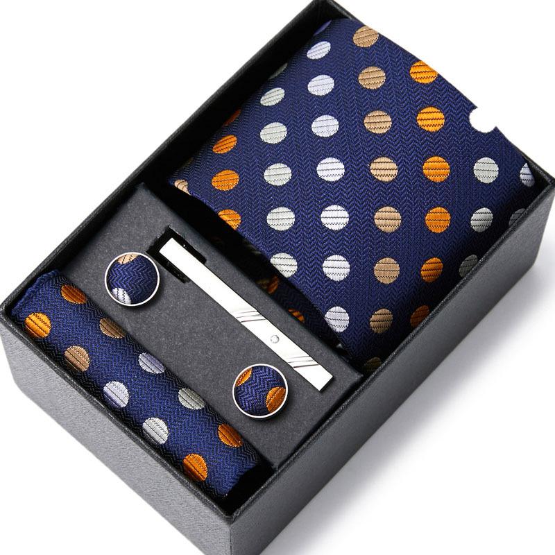 Men's Six-Piece Tie Set for Business and Weddings