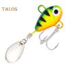 6Pcs 10G/5CM VIB Fishing Lure with Treble Hook Spinning Sequin Long Casting Metal Hard Artificial Spinner Bait Saltwater Freshwater Bass Walleye