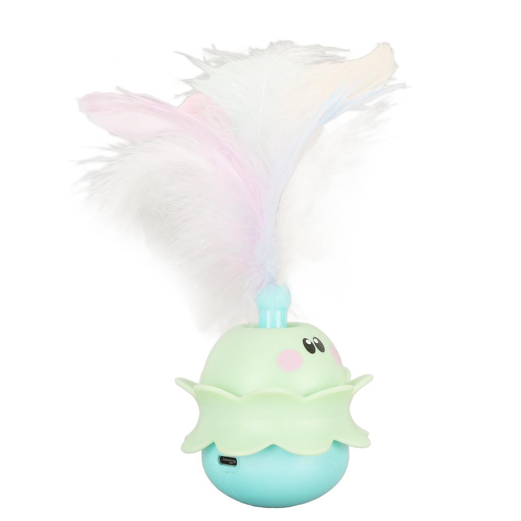 Katzenfeder Spielzeug Elektrische Automatische Rotation Kätzchen Spielzeug Interaktiv Angstreduktion Katzenspielzeug für