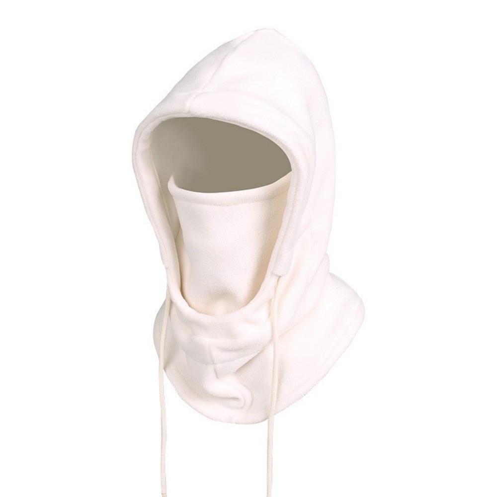Zipper Closure Balaclava Hat Windproof Warm Hooded Scarf New Year Face Cover Scarf  Motorcycle