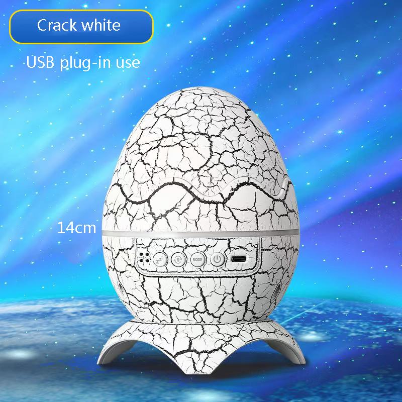 Crack Dinosaur Egg Bluetooth Starry Sky Projection Light Indoor Water Ripple Laser Portable Light Speaker Atmosphere Nightlight