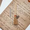 1:12 Dollhouse Miniature Mini Witch Broom Home Halloween Decor Toy Doll House Accessories