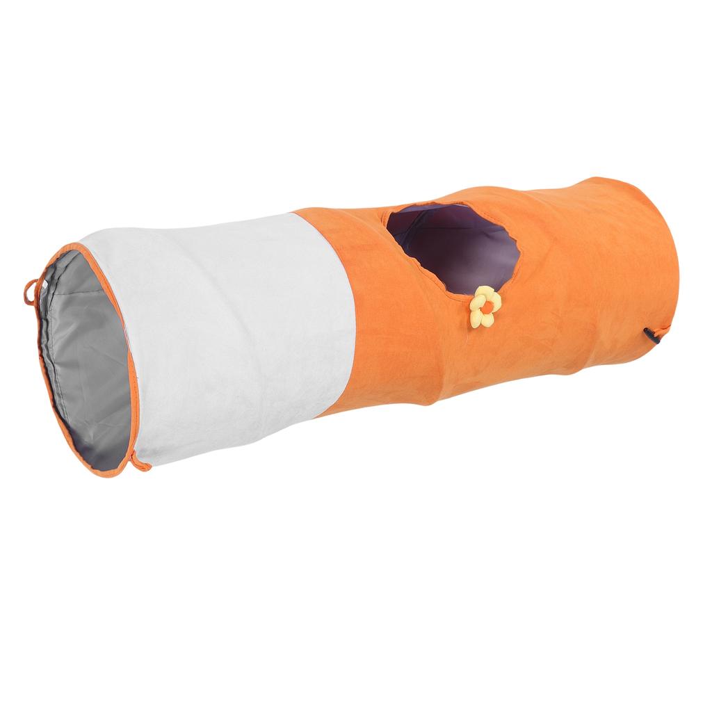 Cat Tunnel Oxford Cloth Steel Wire Interactive Kitten Tunnel Tube for Indoor Kitty Puppy