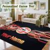Crystal Velvet Square Rug Custom NamePSV Eindhoven FC Pattern Non Slip Home Floor Decor Rug