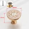Champagne Gold Door Handles Zinc Alloy Cabinet Drawer Knobs European Wardrobe Pulls Kitchen Furniture Hardware