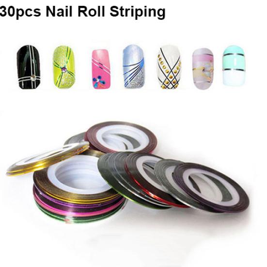 Instrument Nail Art Stamper Scraper Stencil Dispozitive de îndepărtare a unghiilor Pile Glitter Mirror Powder
