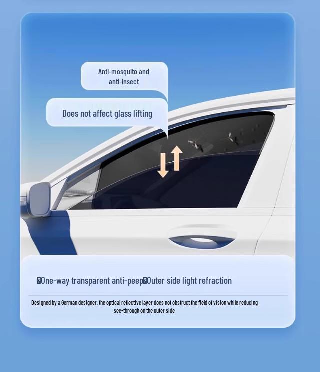 Nissan X-Trail Magnetické zatemňovací a tepelně izolační síťované závěsy