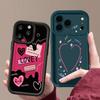 Soft TPU Phone Case For iPhone 17 Pro 15 16 Pro Max 14 13 Pro Max 16e 17e Love Hearts Printed Candy Color Silicone Back Cover