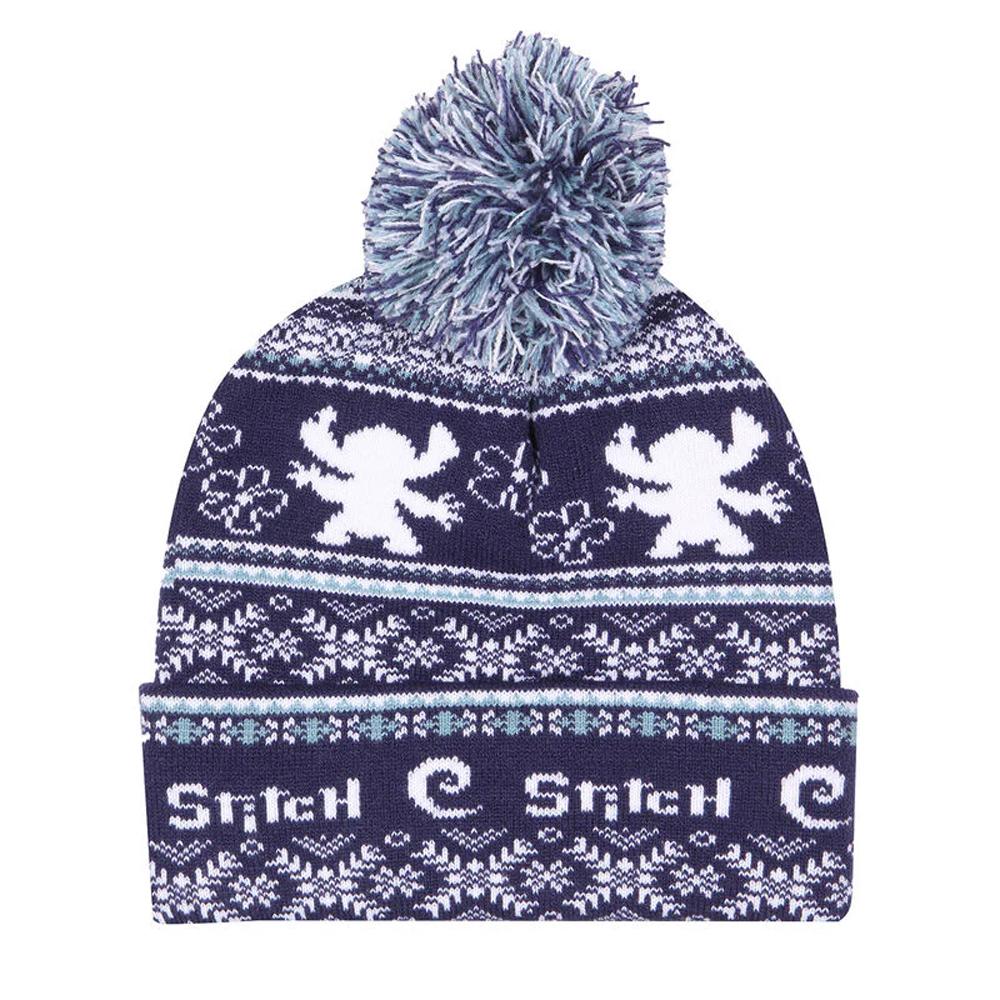 Lilo & Stitch Čepice Fair Isle s bambulkami