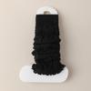 Herbst Winter Damen Beinwärmer Einfarbig Lolita Gestrickte Lange Fußabdeckung Vielseitige Häkeln Haufen Socken Stiefelstulpen