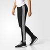 Adidas Three-Stripe Color Block Fitness Training Running Slim-Fit Sports Pants Women Bottoms Black BK2623