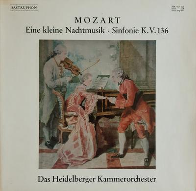 LP Schallplatte DAS HEIDELBERGER KAMMERORCHESTER Mozart Eine Kleine Nachtmusik Sin SM007001 SASTRUPHON Deutschland Klassisch Gebraucht