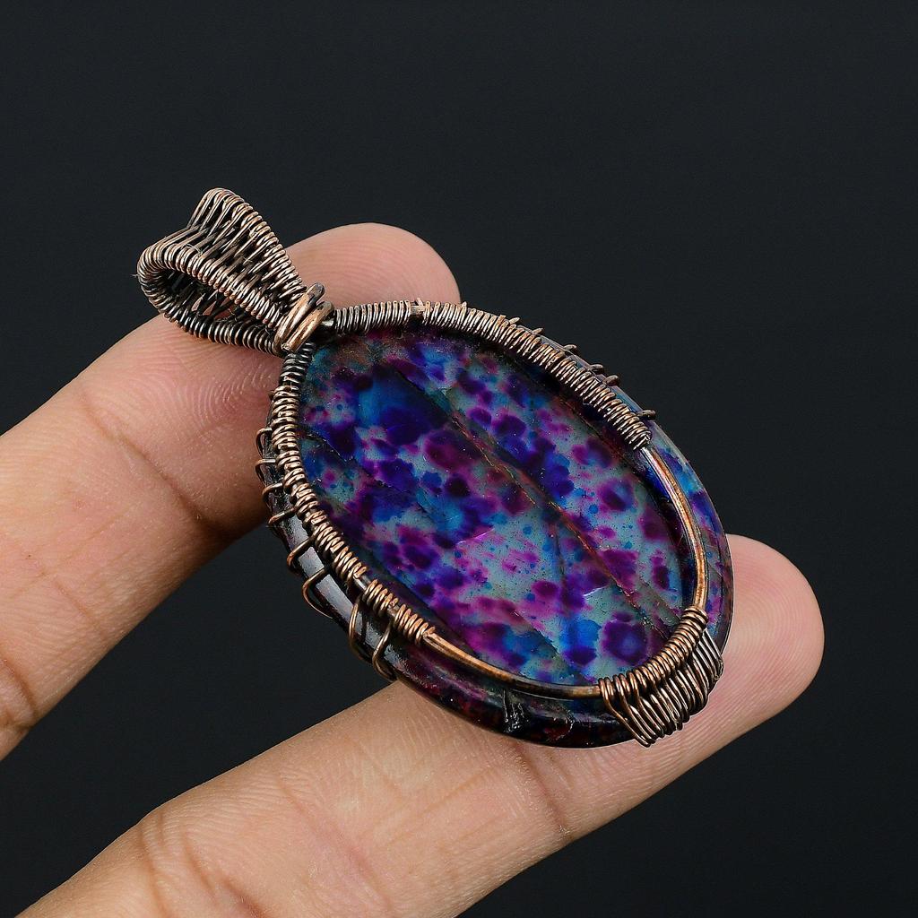 Tree Of Life Multi Flash Labradorite Pendant, 999 Copper Wire Wrapped Jewelry, Handmade Pendant Gemstone Jewelry, Gifts For Wife Brand New Pendant