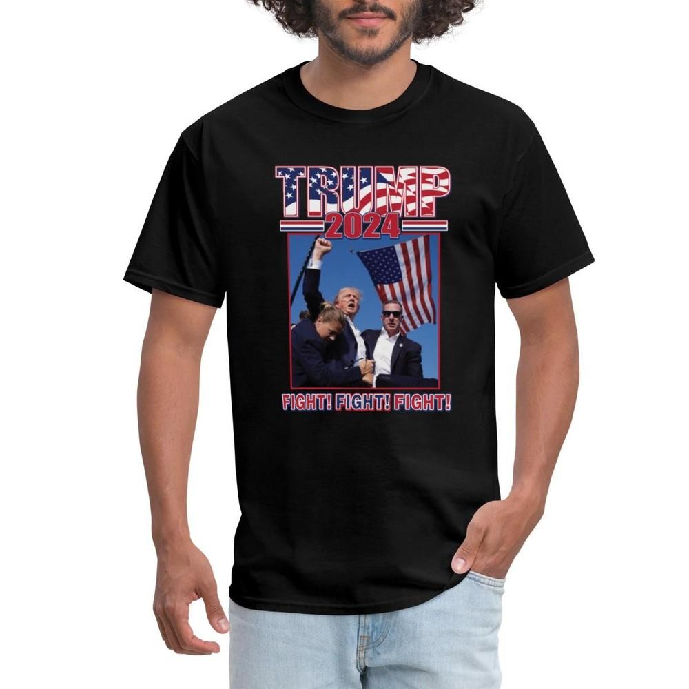 

Trump 2024 Fight Rally Shot Pennsyilvania Speech Men s T-Shirt Unisex T-Shirt XXL