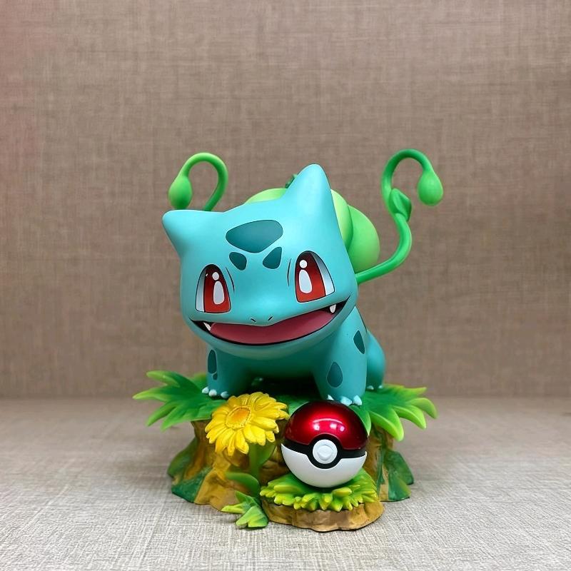 Pet Spirit Pocket Monster Gk Anime Hand-Made Decoration Wonderful Frog Seed Scene Animation Hand-Made Model Gift