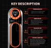 New 5 In 1 Retractable Automatic Masturbator Sucking Vibration Heating Male Masturbation Cup Vaginal Oral Sex Machine Sex Toys with LED Display