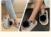 Cozy Non-Slip Plush Cotton Slippers: Soft Sole, Warm Indoor Footwear