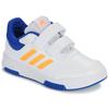 Adidas Tensaurs Versatile Comfortable Shock Absorbing Durable Low Top Kids Running Shoes Kids Running Shoes White Blue Yellow IG8581