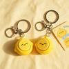 Button Shape Fruits Durian Button Keychain Miniature Blueberry Keychain Backpack Decoration