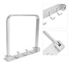Collapsible Bathroom Rack with Row Hooks Multifunctional WallMounted Towel Shelf Holder for Home