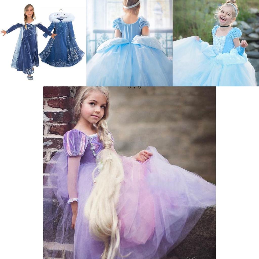 Enchanting Cinderella Aurora Princess Costume For Kids With Exquisite Workmanship