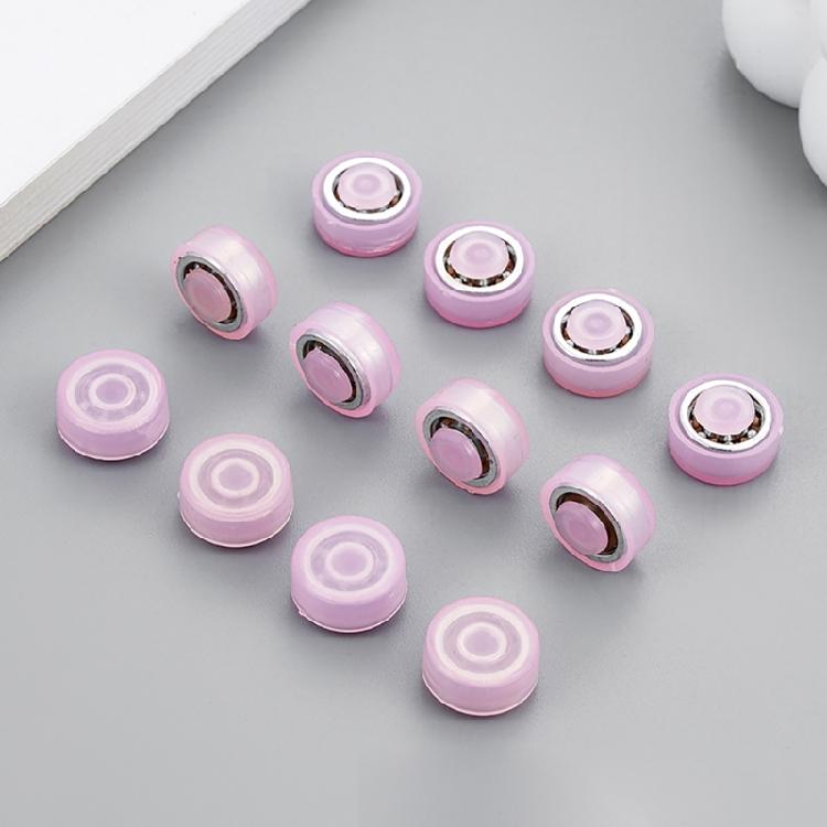 100pcs Innovative Rotating Hair Clip Bearings Colorful 360 Degree Rotation Headdress Accessories Clothing Ornaments