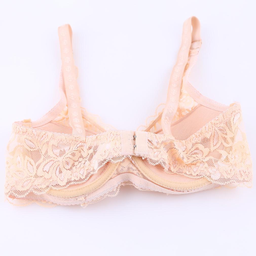 Luxury Women Charming Sexy Bra Lace Mesh Ultra-Thin Bra