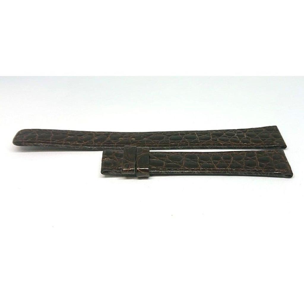Used Genuine Seiko Credor Crocodile Belt 17mm Dark Brown 4