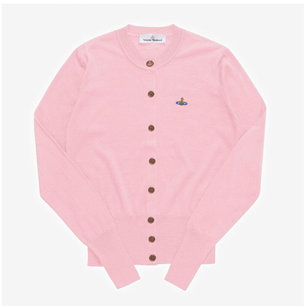 Vivienne WeStwood Bear Orb Logo Wool Silk Women S Cardigan 1803002p Y001a G401