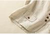 Women's Summer Simple V-neck Cotton Linen Vest Outerwear