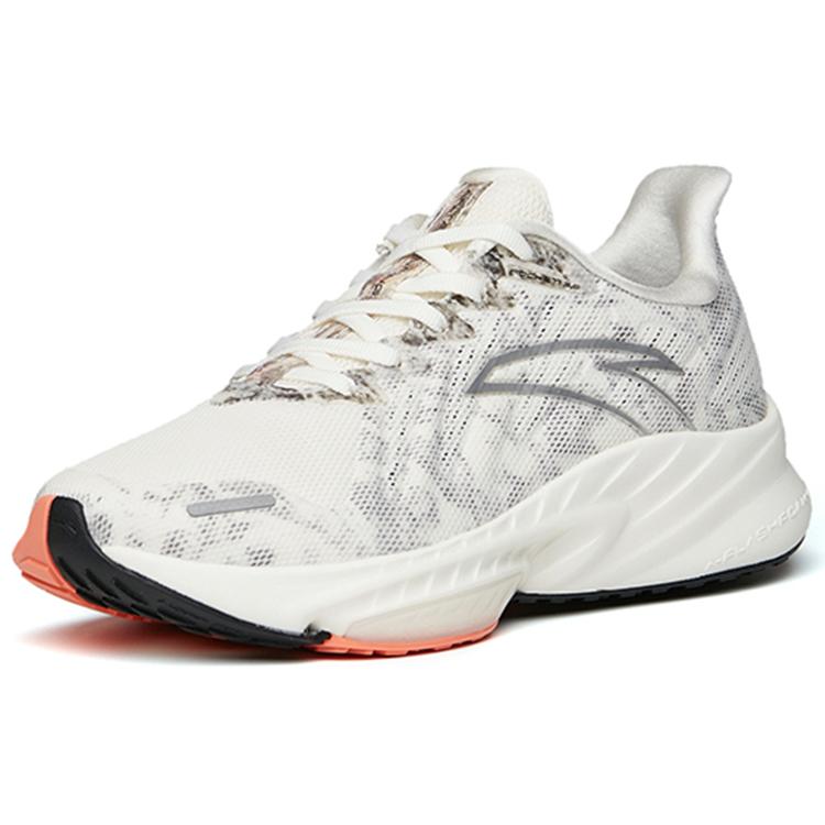 Anta Rocket 3.0 Cushioning Breathable Cushioning Lightweight Low Top Running Shoes Women's White Black 122145587-4