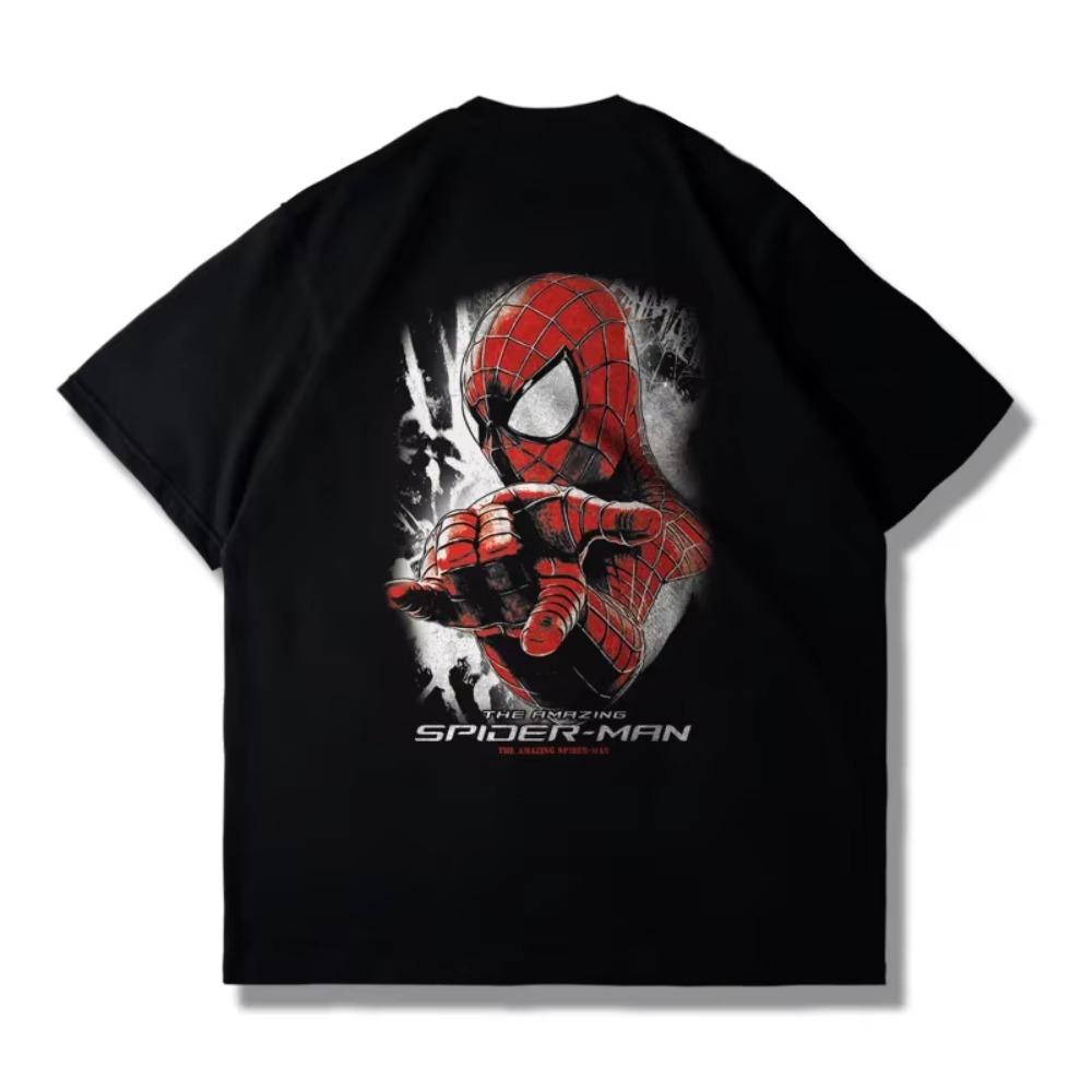 T-Shirt For Men Spider-Man 3 Heroes 100% Cotton Joint Name Black And White Men Women Cotton Short Sleeve T-Shirt Unisex