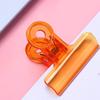 24Pcs Hinge Clip Plastic Clip Various Colors Bull Clip Stationery for Office File