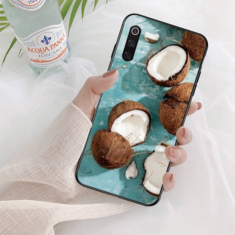 Summer Coconut Phone Case for Xiaomi Mi 5 6 8 9 10 Lite Pro SE Mix 2s 3 F1 Max2 3